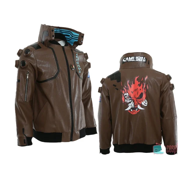 Unisex Men Coplay Costume Leather Jacket halloween costumes - Image 3