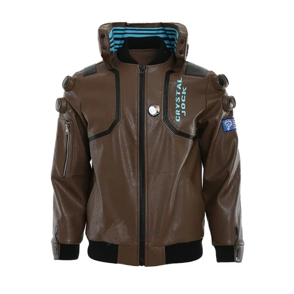 Unisex Men Coplay Costume Leather Jacket halloween costumes - Image 2