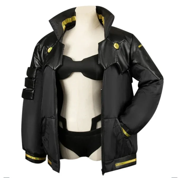 Anime Cyberpunk Edgerunners Rebecca Cosplay Costume Jacket Wig Tattoo Stickers Headwear Suit Halloween Costumes for Women - Image 2