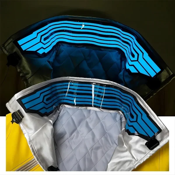 David Martinez Cosplay Costumes Yellow Luminous Coat Anime CYBERPUNK EDGERUNNERS Role Play Halloween Party Jackets For Man - Image 4