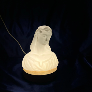 Disco Elysium Dolores Dei Bust Night Light, FDM Printing, Disco Elysium Collectibles, the perfect gift for Disco Elysium fans
