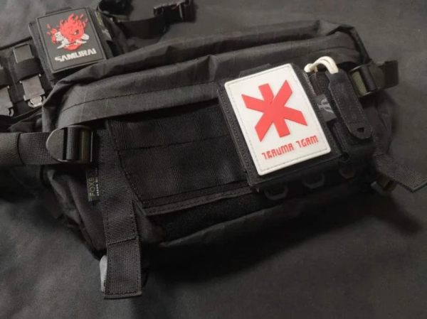 Cyberpunk Samurai Trauma Team Arasala Velcro Patch Tactical Patch(Velcro Only)