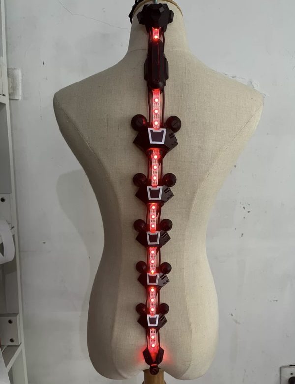 Wearable David Sandevistan Cosplay Collector's Piece Back Spine Prop - Image 2