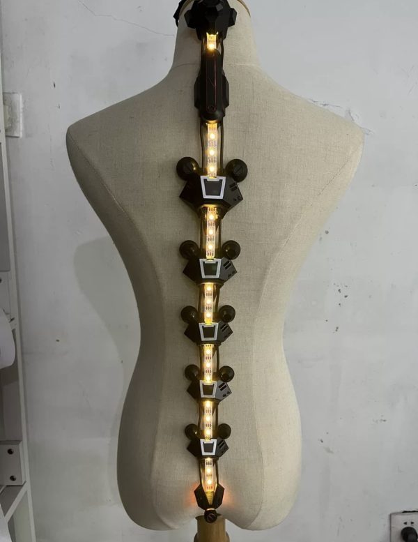 Wearable David Sandevistan Cosplay Collector's Piece Back Spine Prop - Image 5