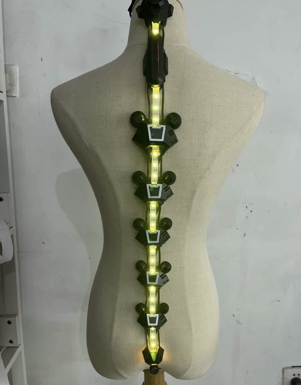 Wearable David Sandevistan Cosplay Collector's Piece Back Spine Prop - Image 4